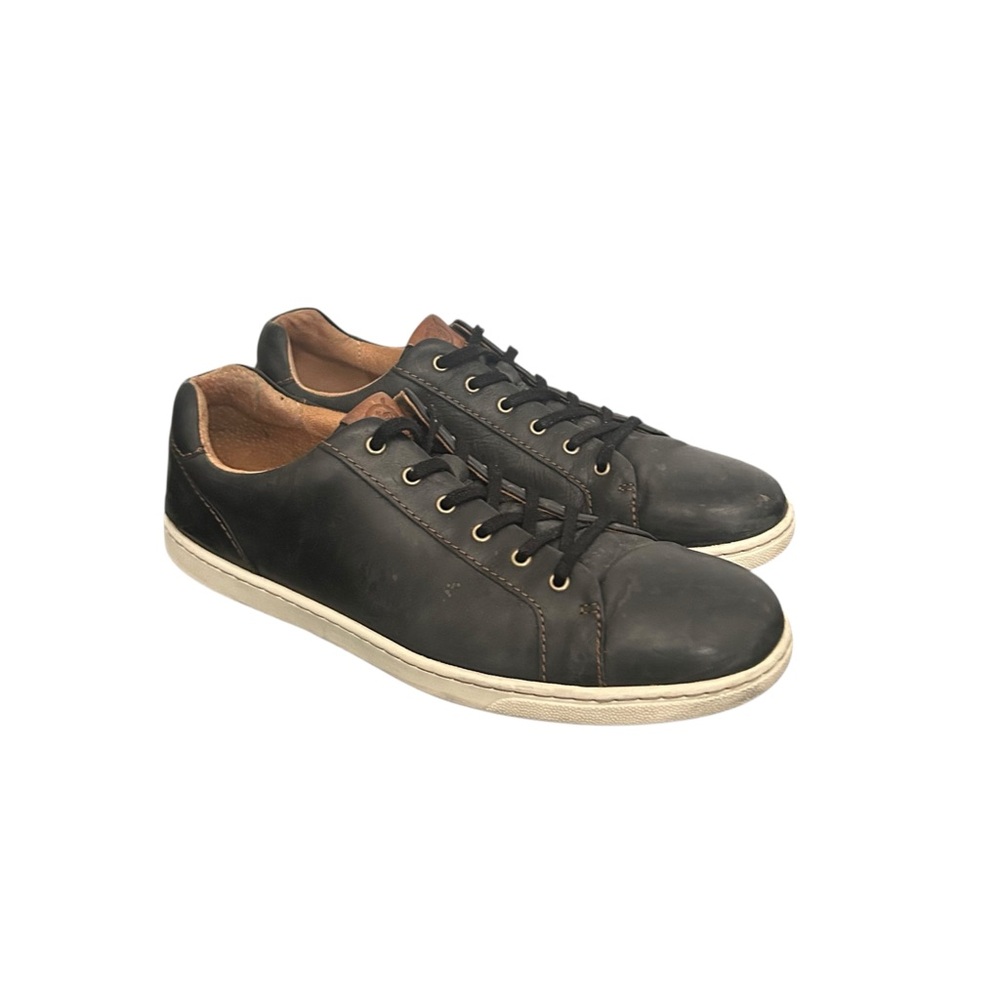 Born Men’s Allegheny BM0047403 Black Leather Sneakers Shoes Size 12